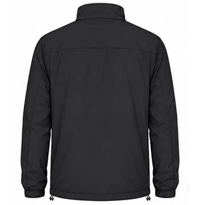 Ventes chaudes : Veste matelassée en toile à capuche pour homme, couleur unie, coupe-vent, fermeture éclair, décontractée, pour l'extérieur, hiver, coupe régulière, polyester, devant zippé - Product Image 5