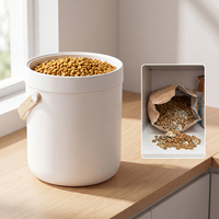 Contenedor de Granos de Plástico Ecológico de 10L con Sellado al Vacío, Reinicio en 1 Segundo, Bloqueo Automático de Presión, Batería de Larga Duración, Silencioso 45dB, Almacenamiento de Comida para Perros