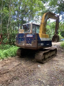 Miniexcavadora Komatsu Usada de 6 Toneladas, Modelo PC60-5, Excavadora Hidráulica Usada de Modelo Antiguo, Miniexcavadora Komatsu Pequeña, Excavadora Komatsu PC60 en Venta - Product Image 4