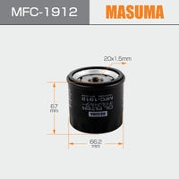 Filtres à huile moteur MFC-1912 MASUMA Spin-on Automo Parts 0324-14-300 0370-23-802 119305-35151 15208-6A0A0 S2630-02Y500 pour MAZDA