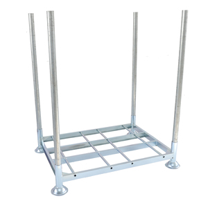 Porte-palette en acier galvanisé zingué empilable le plus vendu <span class=keywords><strong>Cage</strong></span> de stockage d'entrepôt pliable de qualité supérieure pour le fret postal - Product Image 2