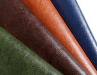 U-B11001 1,0mm Dickes Wasserdichtes PU-Leder für Sofa & Dekoration Zweifarbiges Kunstleder mit Ölwachs-Muster Veganes Geprägtes Leder