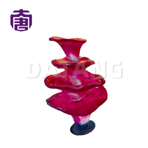 Customized Led <b>Flower</b> <b>Lights</b> Fiberglass Motif <b>Lights</b> In <b>Flower</b> Shape For Garden Landscape Lighting - Product Image 5