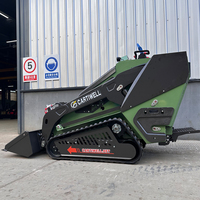 Livraison gratuite SCW1150 Chargeuse compacte Kubota 25HP avec broyeur de souches