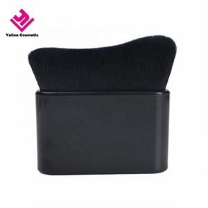 Venta al por mayor logotipo personalizado base licuadora brocha de maquillaje mezcla base líquida autobronceado Kabuki cepillo para el cuerpo - Product Image 4