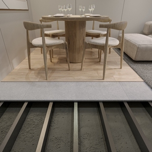 Panneau de revêtement de sol en composite de fibres-ciment, écologique, durable, pour murs intérieurs, murs extérieurs et sols, imperméable - Product Image 1