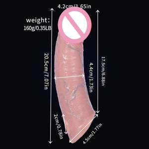 Manchon de <span class=keywords><strong>pénis</strong></span> portable en silicone pour allonger et épaissir le <span class=keywords><strong>pénis</strong></span>, effet réaliste - Product Image 3