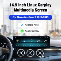 ZWNAV 2560*720p 14.9 " Auto Apple Carplay pour Mercedes Benz Classe B 2012-2015 LINUX Os Lecteur multimédia automobile Stéréo GPS Navigation