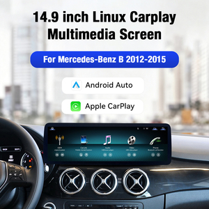 ZWNAV 2560*720p 14.9 นิ้ว รองรับ Apple Carplay สำหรับรถยนต์ Mercedes Benz B-Class ปี 2012-2015 ระบบปฏิบัติการ LINUX เครื่องเล่นมัลติมีเดียในรถยนต์ พร้อมระบบนำทาง GPS - Product Image 2