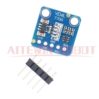 VEML7700 Modul Detektor Inframerah 120K Lux Papan Sensor Pengukur Cahaya 3.3V 5V Antarmuka I2C IIC