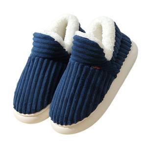 Pantofola invernale in cotone che riscalda l'alta qualità interna morbida e accogliente in tinta unita Slip on House pantofola per <span class=keywords><strong>adulti</strong></span> - Product Image 5