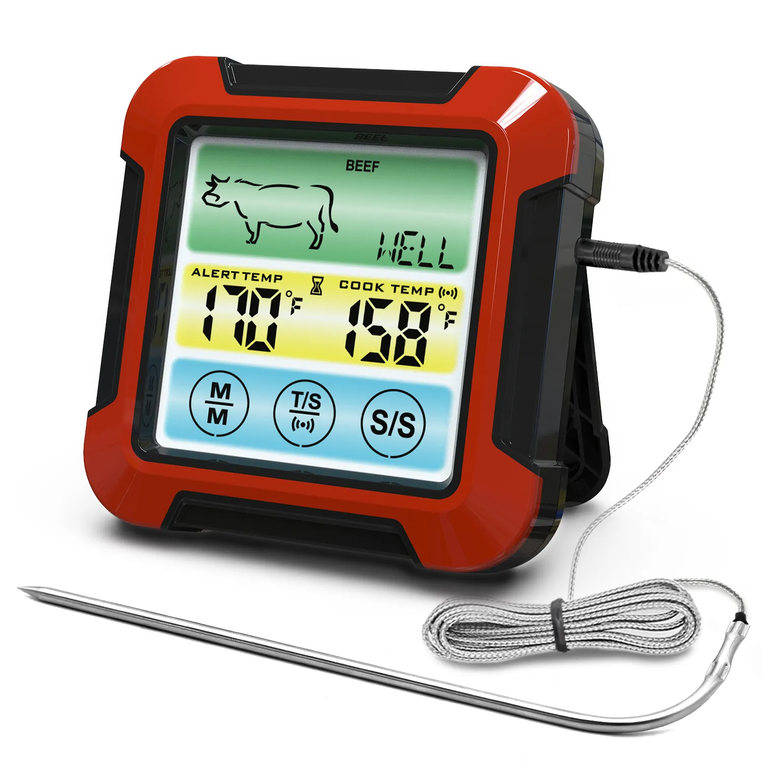 2022 New Digital Instant Read Meat and Candy Thermometers Meat Thermometer with Touchscreen For Kitchen Grill BBQ Food Cooking