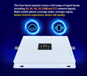 Amplificador de red móvil GSM LTE, repetidor/amplificador de señal celular, 4 bandas, 2, 3, 4, 5G, 900, 1800, 2100, 2600MHz, para Europa, novedad - Product Image 3