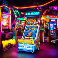 Machine à boules de chasse au trésor à pièces Simulateur de console de jeu vidéo avec système de paiement de pièces Centre de jeu intérieur de tir au laser