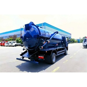 Camion-citerne à eaux usées sous vide 4x2 de 6000 L, camion d'aspiration des eaux usées de 6 tonnes, camion de nettoyage des égouts pour l'Afrique - Prix usine - Product Image 4