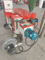Machine de recyclage économique, production 90 kg/h, moteur unique, granulateur de film plastique PP LDPE HDPE, refroidissement par air, puissance 8 kW