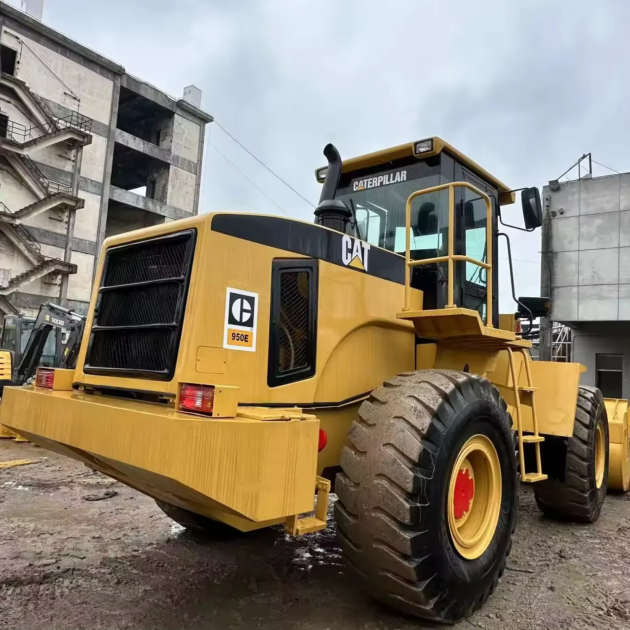 Good quality 3 year warranty wheel used loader for sale Japan loader CAT 950E 980H 966G 966E