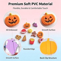 Pendentifs en résine personnalisés sur le thème de Noël et d'Halloween, breloques de Noël en gros, pendentifs de fêtes, cadeau de Noël, sans dropshipping