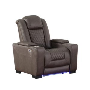 Power-Sessel 3-teilig LED-Sessel Liebesessel Stuhl Bewegungssofa-Set Wohnzimmer-Sessel Sofa elektrisch mit USB-Konsole - Product Image 5