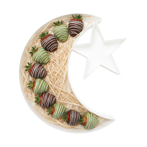 Plato de Comida Estilo Luna y Estrella, Doble Uso para Postres y Decoración de Fiestas - Product Image 4