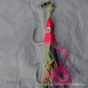 Hameçon double lumineux en plomb pour pêche en mer, modèle 019, avec ligne de pêche à l'octopus, fabriqué directement par Big Fish Factory - Product Image 4
