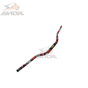 SNOR bonne vente moto 1 1/8 "" Fat Bar 28MM 800mm guidon motif décoratif guidon pinces Pad MX vélo Dirt Bike - Product Image 4