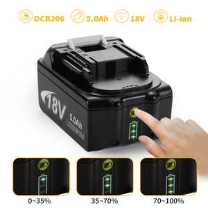 Thay thế <span class=keywords><strong>18</strong></span> <span class=keywords><strong>Volt</strong></span> <span class=keywords><strong>Lithium</strong></span> <span class=keywords><strong>ion</strong></span> có thể sạc lại hình trụ Pin 2.0/3.0/4.0/5.0/6.0ah Mô hình tương thích BL1850 bl1830 - Product Image 3