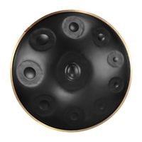 Acier au carbone D Kurd handpan Instrument de musique 10 Notes Handpan Tambours