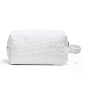 Nouvelle Trousse de Maquillage en Coton Pur Gaufré Grande Capacité, Sac de Voyage Portable pour Articles de Toilette, Vente en Gros Disponible - Product Image 1