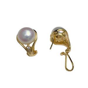 อุปกรณ์ทำเครื่องประดับเงินแท้ S925 สำหรับงาน DIY ประดับมุก ต่างหูเงินแฟชั่น พร้อมลูกปัดกลมขนาด 9-10 มม. และถาดเปล่า 21759 - Product Image 5