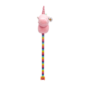 Vente en gros <span class=keywords><strong>pas</strong></span> <span class=keywords><strong>cher</strong></span> fait à la main à monter sur licorne jouets en peluche amusant passe-temps cheval bâtons - Product Image 2