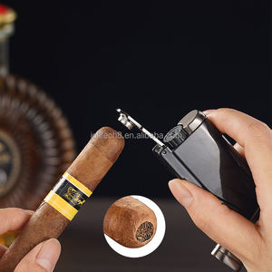 ไฟแช็คจุดซิการ์ JOFI Custom 2 หัวพ่น ปรับเปลวไฟได้ กันลม ใช้แก๊สบิวเทน - Product Image 5