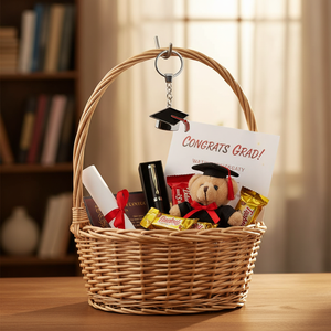 Portachiavi a Forma di Toga Rossa e Nera in Metallo per Diverse Occasioni - Product Image 3