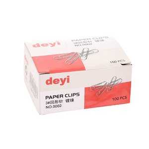 Deyi Paper Clips 50 Mm Silver Metal Office Stationery Supplies - Product Image 5