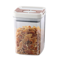 Organisateur de garde-manger facile à ouvrir, boîtes de rangement scellées sous vide en plastique avec couvercle
