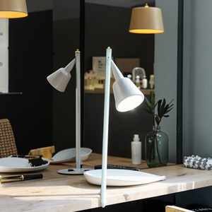 Lámpara de Escritorio LED Moderna con Brazo Flexible Ajustable, Luz Suave para la Vista, Lámpara de Aumento para Estudiantes - Product Image 3