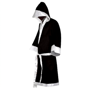 Mens Boxing Robe <b>Gown</b> MMA Lightweight Breathable Cotton Polyester Champion Fighter Halloween Cosplay Customized 100% - Product Image 1