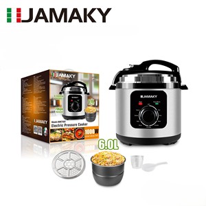JAMAKY <span class=keywords><strong>Cuiseur</strong></span> à <span class=keywords><strong>riz</strong></span> électrique professionnel 2,8 L, 1000W avec fonction maintien au chaud et couvercle en acier inoxydable - Product Image 5