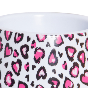 Manufactory Made Alta Qualidade Fácil Limpeza Leopardo Bonito Pet Alimentador Melamina <span class=keywords><strong>Dog</strong></span> Food Bowl Padrões Personalizáveis - Product Image 6