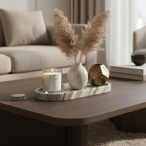 Most Selling Marble <b>Tray</b> with Elegant Finish Stylish Serving <b>Tray</b> for <b>Perfume</b> Candle Jewelry Bathroom Available At Export Price - Product Image 3