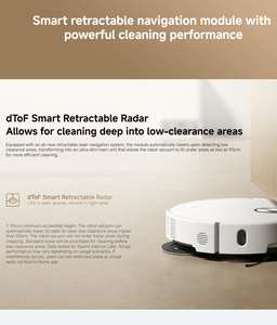 Pour aspirateur robot Xiaomi Mi Robot Vacuum Cleaner 5, nettoyage des sols, balayage, aspiration, avec contrôle via l'application Mi Home, aspirateur robot intelligent - Product Image 3