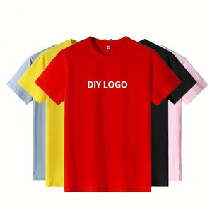 2024 Custom Summer <b>Mens</b> Chenille Embroidered Tshirts Colorful Towel Embroidery Letters Cotton Unisex T-<b>shirt</b> Heavyweight T-<b>shirt</b> - Product Image 2