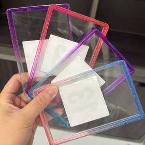 Étui de protection PSA pour cartes gradées, en TPU pailleté couleur dégradée, 35pt, avec plaque acrylique transparente, protection antichoc pour PSA Slab - Product Image 3