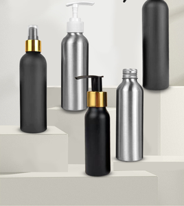 Botella de Aluminio Vacía de 120ml 150ml 200ml 250ml, Dispensador de Loción con Bomba, Botella de Aluminio Plateada, Botella de Spray de Metal - Product Image 3
