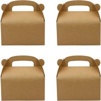 Boîte à gâteaux en papier kraft personnalisée avec logo d'usine, écologique, biodégradable, taille personnalisée, boîte à sushi, boîte à friandises pour fête