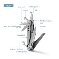 Multifunktionales tragbares Taschenmesser für Outdoor & Survival, klappbare Camping-Schere in Industriequalität, scharfe EDC-Säge