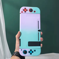 Coque de protection rigide pour N Switch, couleur dégradée, coque arrière détachable, finition brillante pour N Switch