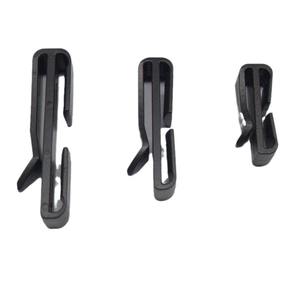 Clip de ceinture tactique de luxe noir pour extérieur avec boucle et sangle – Accessoire de rangement durable à usage universel - Product Image 5