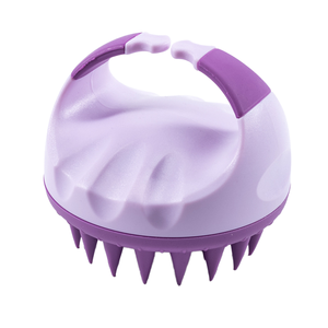 Brosse de massage capillaire en silicone souple, directement de l'usine, pour un soin confortable du cuir chevelu, brosse à cheveux à poils pour usage domestique, brosse de bain et de shampoing - Product Image 2