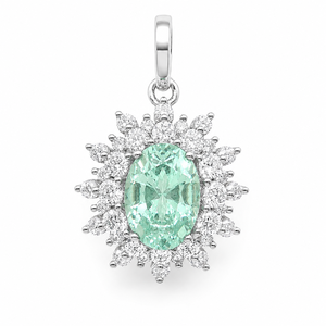Joyería UM, Colgante de Compromiso de Plata 925 con Circonita Cultivada, Adecuado para Uso Diario como Regalo de Aniversario de Bodas - Product Image 4